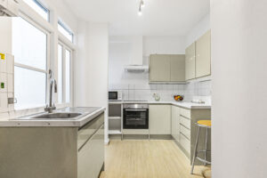 Jeannine Marylebone One bed flat Kitchen